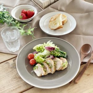 CHARCOAL DINNER PASTA PLATE