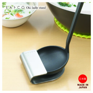 JAPAN MADE EATOCO Elegance Premium Stainless Steel Oki Ladle Stand@Holder